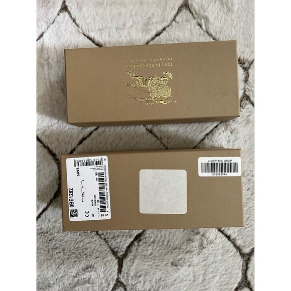 Burberry Case Cardboard Storage Box Beige 3" x 7" x 2" - Picture 2 of 8